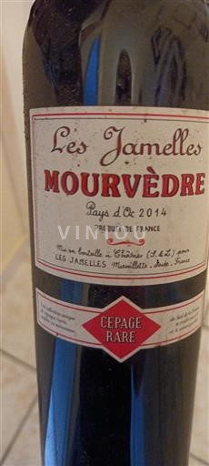 Languedoc und Roussillon Pays d'Oc Les Jamelles Mourvèdre 2014