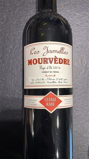 Languedoc và Roussillon Vùng đất Oc Les Jamelles Mourvèdre 2014