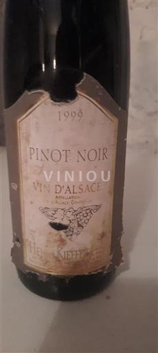 Alsace Ikke specificeret Henri Kieffer Pinot Noir 1999