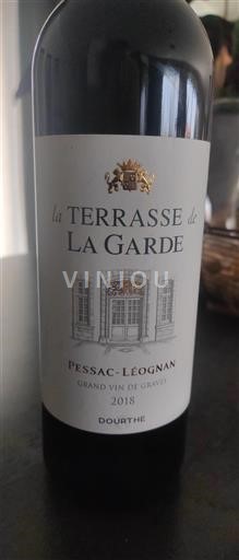 Burdeos Pessac-Léognan Grand Cru Dourthe La Terrasse de La Garde 2018