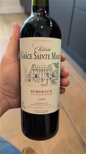 Bordeaux Château Grâce Sainte Marie 1999