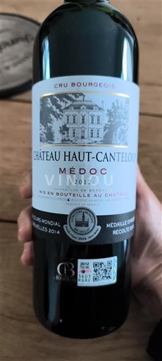 Bordeaux Médoc Cru Bourgeois Haut Canteloup 2012