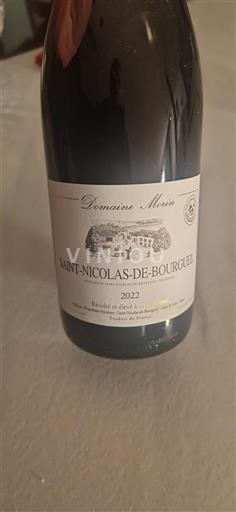Loire-dalen Saint-Nicolas-De-Bourgueil Domaine Morin 2022