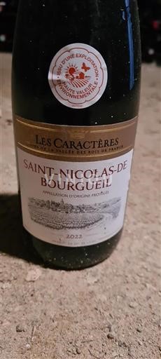 Loire Valley Saint-Nicolas-de-Bourgueil Les Caractères 2022