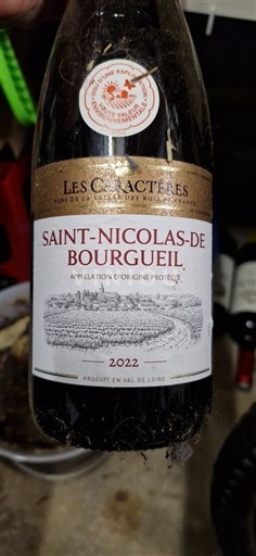 Thung lũng sông Loire Saint-Nicolas-De-Bourgueil Les Caractères 2022