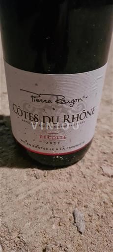 Valle del Rodano Côtes-du-Rhône Pierre Rougon Récolte 2022