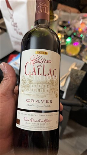 Bordeaux Graves Château Callac 2018