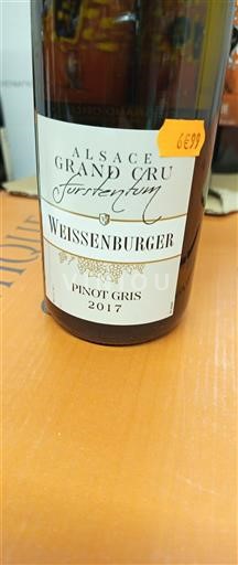 Alsazia Alsazia Grand Cru Grand Cru Weissenburger Pinot Gris 2017
