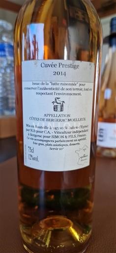 Lounais-Ranska Côtes-de-bergerac Domaine Des Bergerac Mouilleux Prestige 2014