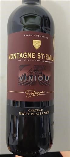 Burdeos Montagne-Saint-Émilion Château Haut Plaisance Fontagnac 2022