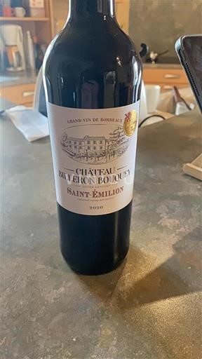 Bordeaux Saint-Émilion Château Billeron Bouquey Lescure 2020