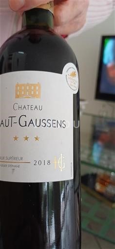 Bordeaux Bordeaux Supérieur Haut Gaussens 2018