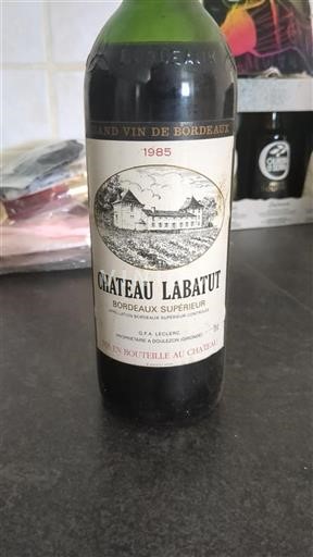 Bordeaux Bordeaux Supérieur Château Labatut 1985