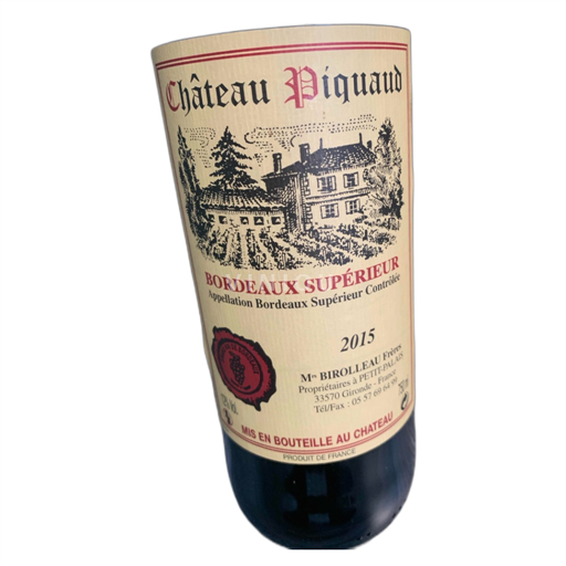 Bordeaux Bordeaux Supérieur Château Piquaud 2015
