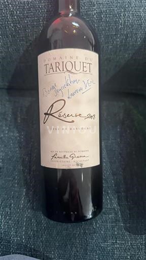 Sudoeste Côtes de Gascogne Domaine Tariquet Réserve 2015