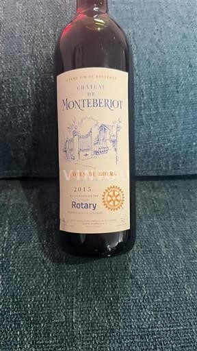 Bordeaux Côtes-de-bourg Château Monteberiot 2015