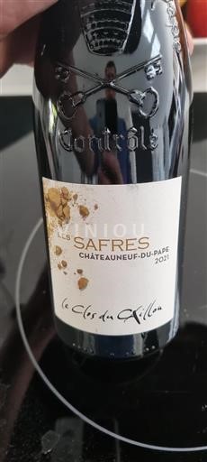 Rhônen laakso Châteauneuf-du-Pape Le Clos Du Caillou Les Safres 2021