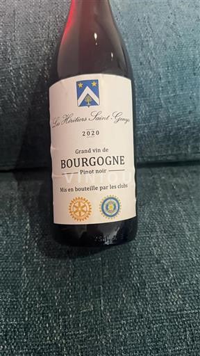 Bourgogne Grand Cru Les Héritiers Saintgenys Pinot noir 2020