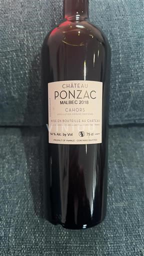 Zuidwest-Frankrijk Cahors Château Ponzac 2018