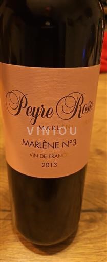 Languedoc Not Specified Domaine Peyre Rose Marlène N°3 2013