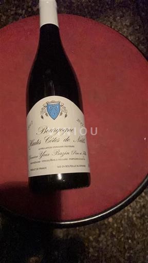 Bourgogne Ospecificerad Domaine Yves Bazin Père & Fille 2017