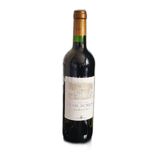 Vin Rouge sec Château Clair Moulin 2020 France Bordeaux Médoc AOC