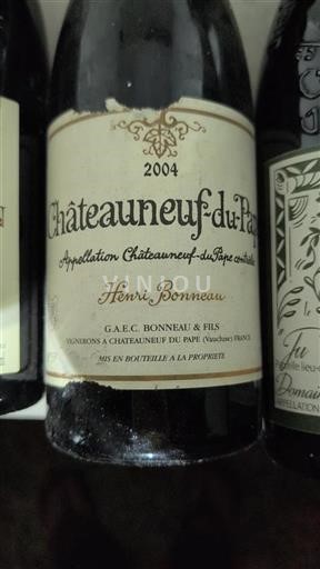 Rhône-dalen Châteauneuf-du-Pape Henri Bonneau 2004