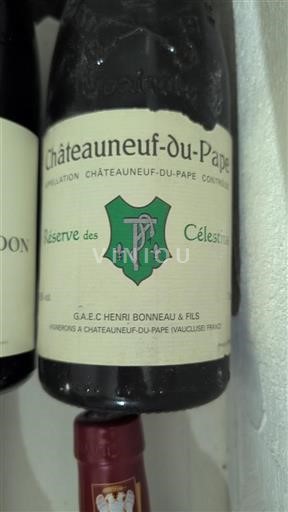 Vale do Ródano Châteauneuf-du-Pape Henri Bonneau et Fils Réserve des Célestins Não Sazonado