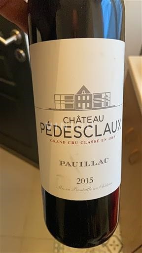 Bordeaux Pauillac Grand Cru Château Pedesclaux 2015