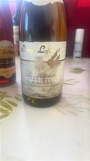 Valle del Rodano Côtes-du-Rhône Pierre Laforest La Marjolette 1985