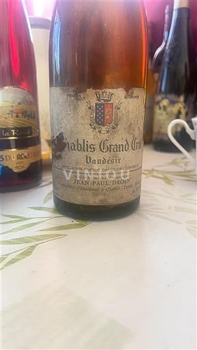 Borgonha Chablis Grand Cru Grand Cru Jeanpaul Droin Vaudesir 1983