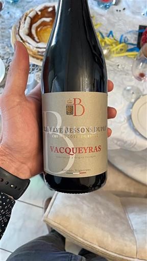 Vallée du Rhône Vacqueyras Réserve Bessons Dupré 2023