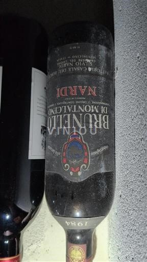 Toscane Brunello di Montalcino Nardi 1984