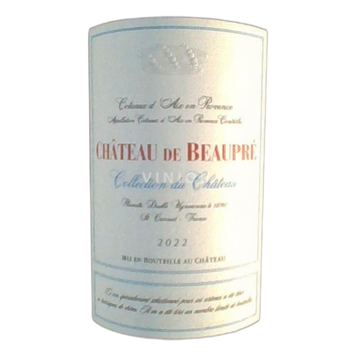 Provence Coteaux-d'aix-en-provence Château Beaupré Collection du Château 2022