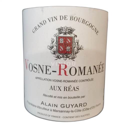 Burgundy Vosne-Romanée Alain Guyard Aux Réas 2019