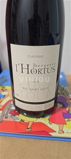 Languedoc Pic-saint-loup Bergerie De L'hortus Classique 2018