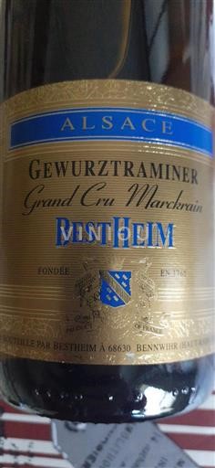 Alsace Gewurztraminer Grand Cru Bestheim 2010