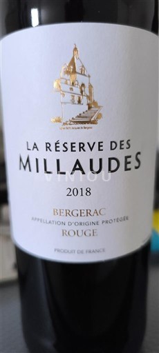 South West Bergerac La Réserve des Millaudes 2018