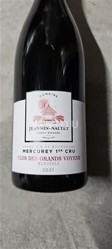 Burgundija Ni doloceno Premier Cru Jeanninnaltet Clos des Grands Voyens 2021