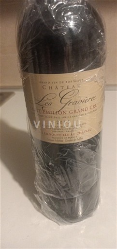 Bordeaux Saint-Émilion Grand Cru Grand Cru Château Les Gravières 2015