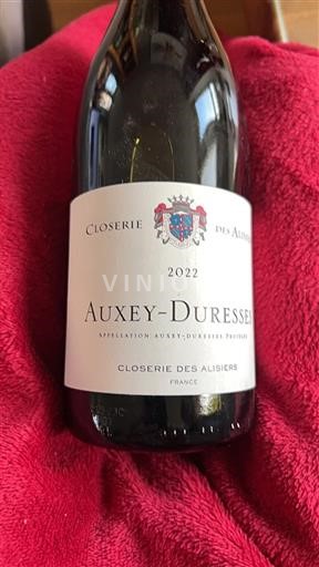 Burgundsko Auxey-Duresses Closerie Des Alisiers 2022