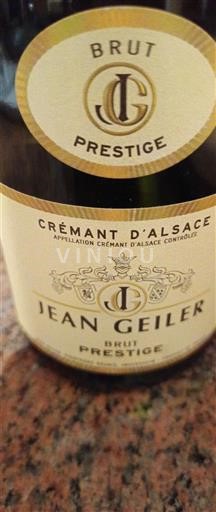 Alsace Crémant d'Alsace Jean Geiler Brut Prestige Icke årgångsbetecknad