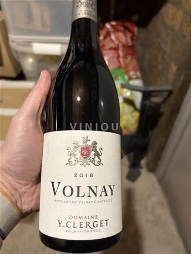 Burgundija Volnay Domaine Y. Clerget 2018