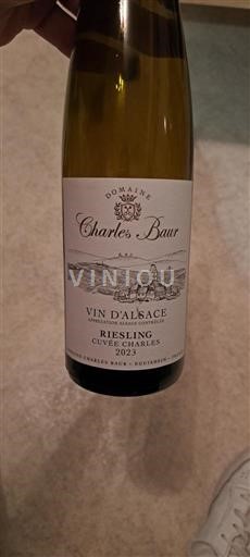 Alsace Domaine Charles Baur Charles 2023