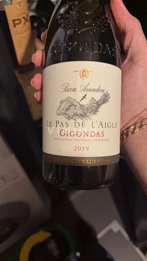 Vins Gigondas Pierre Amadieu - Le Pas de l'Aigle - 2019 - Avis