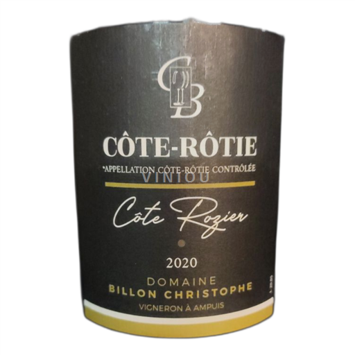 Rhône-dalen Côte-rôtie Domaine Billon Christophe Côte Rozier 2020