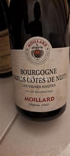 Burgundsko Hautes Côtes de Nuits Domaine Moillard Les Vignes Hautes Neročník
