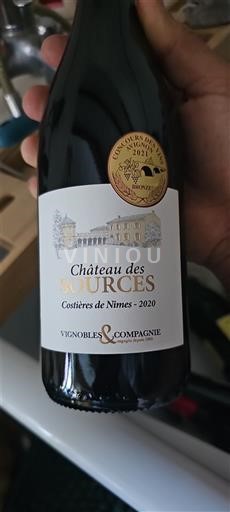 Thung lũng Rhône Costières-de-nîmes Château Des Sources 2020