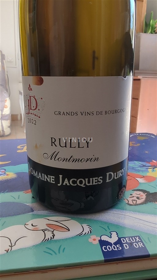 Burgund Rully Domaine Jacques Dury Montmorin 2022