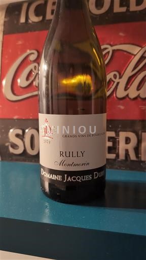Bourgogne Rully Domaine Jacques Dury Montmorin 2022